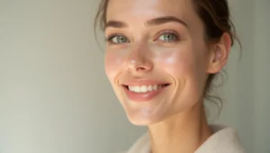 Ankara akne bakımı için dengeli ve sağlıklı cilt görünümünü yansıtan görsel